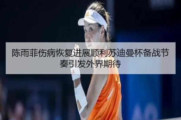 陈雨菲伤病恢复进展顺利苏迪曼杯备战节奏引发外界期待